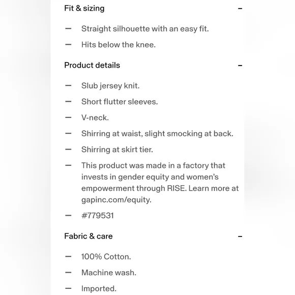 Gap Flutter Sleeve V-Neck Midi Dress - Picture 5 of 6